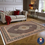 14617 - Tabriz Persian Hand-knotted Authentic/Traditional Carpet/Rug Silk-made Signed-piece/Size/: 10'4" x 6'7"