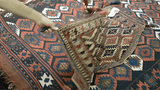 14650 - Turkoman Russian Hand-knotted Antique Tekke-design Authentic/Traditional Nomadic/Tribal Carpet/Rug/ Size: 4'0" x 2'3"