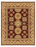 14697 - Chobi Ziegler Afghan Hand-knotted Contemporary/Modern Carpet/Rug/ Size: 9'2" x 7'11"/ 279cm x 241cm