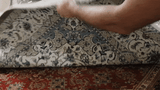 15018 - Nain Persian Hand-Knotted Authentic/Traditional Carpet/Rug Silk-made 10'4" x 6'7"