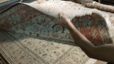 15050 - Tabriz Persian Hand-knotted Authentic/Traditional Carpet/Rug Silk-made/ Size: 8'2" x 8'2"
