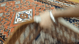15066 - Abadeh Persian Hand-Knotted Authentic//Traditional/Carpet/Rug/ Size: 4'10"x 3'6"