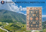 15069 - Royal Chobi Ziegler Afghan Hand-Knotted Contemporary/Modern Carpet/Rug/ Size: 9'6" x 6'3"