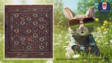 15108-Sumac Bag Turkmen Hand-Knotted/Handmade Persian Rug/Carpet Tribal/Nomadic Authentic/ Size: 3'6" x 2'7"