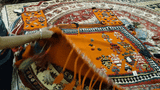 15139-Ghasghai Horse Blanket Hand-Knotted/Handmade Persian Rug/Carpet Tribal/Nomadic Authentic/ Size: 5'4" x 4'6"