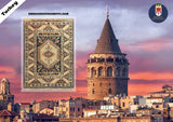 15239-Kars Hand-Knotted/Handmade Turkish Rug/Carpet Tribal/Nomadic Authentic/ Size: 5'0" x 3'3"