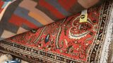 15427-Lori Gabbeh Hand-Knotted/Handmade Persian Rug/Carpet Tribal/Nomadic Authentic/ Size:  6'10" x 3'0"