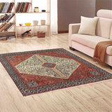15478 - Abadeh Hand-Knotted/Handmade Persian Rug/Carpet Tribal/Nomadic Authentic/ Size: 8'2" x 8'1"