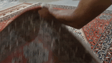 15478 - Abadeh Hand-Knotted/Handmade Persian Rug/Carpet Tribal/Nomadic Authentic/ Size: 8'2" x 8'1"