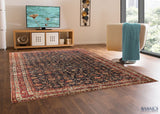 15670-Antique Bidjar Hand-Knotted/Handmade Persian Rug/Carpet Traditional Authentic/ Size: 16'4'' x 9'7''