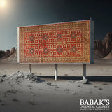 16077-Royal Kazak Hand-Knotted/Handmade Afghan Rug/Carpet Tribal/Nomadic Authentic/ Size: 5'10" x 4'9"