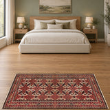 16667 staged bedroom rug photo