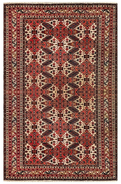16667-Meshkin Hand-Knotted/Handmade Persian Rug/Carpet Tribal/Nomadic Authentic/ Size: 8'4" x 5'3"/ 254cm x 160cm
