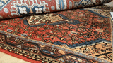 17981-Royal Kazak Hand-Knotted/Handmade Afghan Rug/Carpet Tribal/Nomadic Authentic/ Size: 4’5” x 2’9”