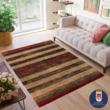 18030-Chobi Ziegler Hand-Knotted/Handmade Afghan Rug/Carpet Tribal/Nomadic Authentic/ Size: 7’3” x 5’2”