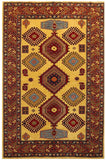 18034-Chobi Ziegler Hand-Knotted/Handmade Afghan Rug/Carpet Tribal/Nomadic Authentic/ Size: 5’11” x 4’0”