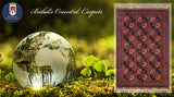18053- Khal Mohammad Afghan Hand-Knotted Authentic/Traditional/Carpet/Rug Size: 9'6" x 7'5"