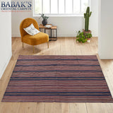 18110-Jajim Kelim Antique 1930  Hand-Knotted/Handmade Afghan Rug/Carpet Tribal/Nomadic Authentic 6'2" x 5'7"