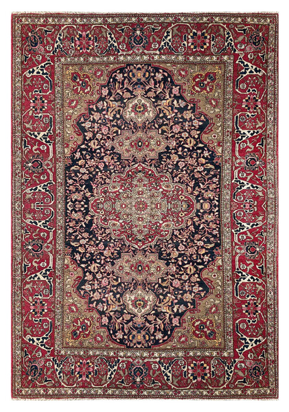 18113 - Sarough Antique (1920-1930)Hand-Knotted/Handmade Persian Rug/Carpet Traditional Authentic/ Size: 6'0" x 4'10"/ 183cm x 147cm