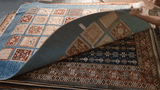 19123-Chobi Ziegler Hand-Knotted/Handmade Afghan Rug/Carpet Tribal/Nomadic Authentic/ Size: 7'6" x 5'8"