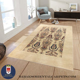 19125-Chobi Ziegler Hand-Knotted/Handmade Afghan Rug/Carpet Tribal/Nomadic Authentic/Size: 7'9" x 5'6"