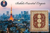 19235-Royal Chobi Ziegler Hand-Knotted/Handmade Afghan Rug/Carpet Tribal/Nomadic Authentic/ Size: 9'7''x 8'2''