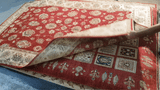 19255-Chobi Ziegler Hand-Knotted/Handmade Afghan Rug/Carpet Tribal/Nomadic Authentic/ Size: 8'3" x 5'9"