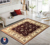19259-Chobi Ziegler Hand-Knotted/Handmade Afghan Rug/Carpet Tribal/Nomadic Authentic/ Size: 6'7" x 6'8"