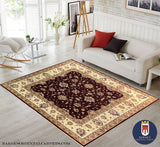 19260-Chobi Ziegler Hand-Knotted/Handmade Afghan Rug/Carpet Tribal/Nomadic Authentic/ Size: 6'7" x 6'6"