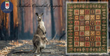 19269-Chobi Ziegler Hand-Knotted/Handmade Afghan Rug/Carpet Tribal/Nomadic Authentic/ Size: 6'5" x 5'2"