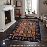 19301-Chobi Ziegler Hand-Knotted/Handmade Afghan Rug/Carpet Tribal/Nomadic Authentic/ Size: 6'8" x 4'7"