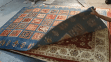 19303-Chobi Ziegler Hand-Knotted/Handmade Afghan Rug/Carpet Tribal/Nomadic Authentic/ Size: 8'3" x 6'0"
