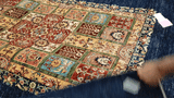 19304-Chobi Ziegler Hand-Knotted/Handmade Afghan Rug/Carpet Tribal/Nomadic Authentic/ Size: 7'7" x 5'9"