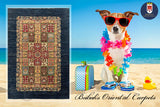 19304-Chobi Ziegler Hand-Knotted/Handmade Afghan Rug/Carpet Tribal/Nomadic Authentic/ Size: 7'7" x 5'9"