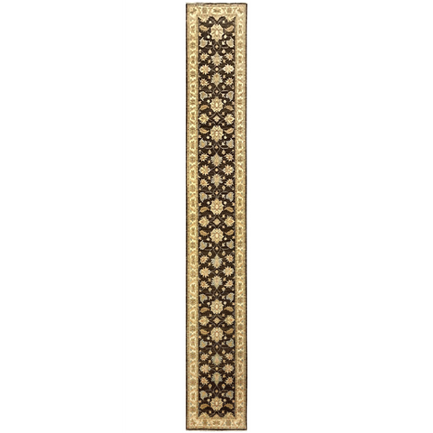 19340-Chobi Ziegler Handmade/Hand-knotted Afghan Rug/Carpet Tribal/Nomadic Authentic/ Size: 16'0" x 2'6"/ 488cm x 76cm