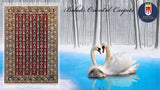 19359-Royal Shirvan Handmade/Hand-knotted Afghan Rug/Carpet Tribal/Nomadic Authentic/ Size: 7'6" x 5'2"