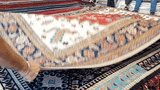 19363-Royal Shirvan Handmade/Hand-knotted Afghan Rug/Carpet Tribal/Nomadic Authentic/ Size: 10'2" x 7'9"