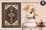 19363-Royal Shirvan Handmade/Hand-knotted Afghan Rug/Carpet Tribal/Nomadic Authentic/ Size: 10'2" x 7'9"