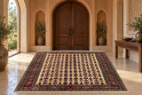 19369 Persian rug staged in entrance