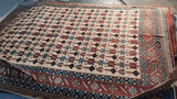 19369-Royal Shirvan Handmade/Hand-knotted Afghan Rug/Carpet Tribal/Nomadic Authentic﻿/ Size: 8'6" x 6'5"