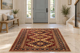 19387 Persian rug staged in entrance