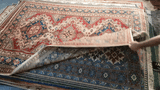 19387-Royal Shirvan Handmade/Hand-knotted Afghan Rug/Carpet Tribal/Nomadic Authentic/ Size: 6'7" x 5'0"