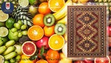 19387-Royal Shirvan Handmade/Hand-knotted Afghan Rug/Carpet Tribal/Nomadic Authentic/ Size: 6'7" x 5'0"
