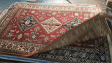 19390-Royal Shirvan Handmade/Hand-knotted Afghan Rug/Carpet Tribal/Nomadic Authentic/ Size: 7'2" x 5'0"