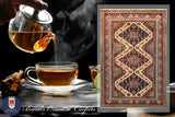 19396-Royal Shirvan Handmade/Hand-Knotted Afghan Rug/Carpet Tribal/Nomadic Authentic/ Size: 8'5" x 5'5"