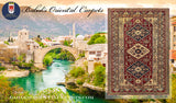 19401-Royal Shirvan Handmade/Hand-knotted Afghan Rug/Carpet Tribal/Nomadic Authentic/ Size: 8'3" x 5'9"