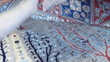 19408-Royal Shirvan Handmade/Hand-knotted Afghan Rug/Carpet Tribal/Nomadic Authentic/ Size: 8'4" x 5'10"