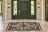 19414 Persian rug staged in entrance