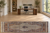 19414 Persian rug staged in office