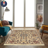 19417-Isfahan Hand-Knotted/Handmade Persian Rug/Carpet Traditional Authentic/ Size: 7'5" x 4'9"